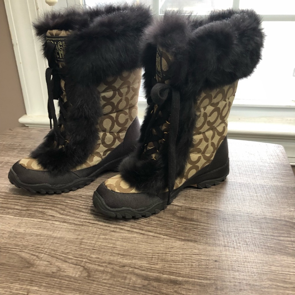 Coach rain boots